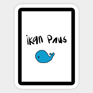 Ikan Paus (Whale) Sticker